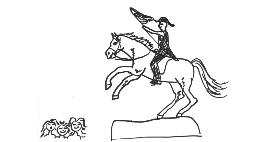 Erzherzog Karl am Pferd